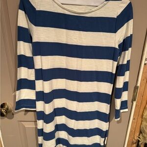 J. Crew Blue and White Tunic
